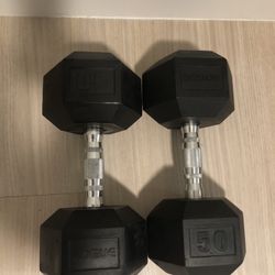 Rogue 50lb Dumbbell Set