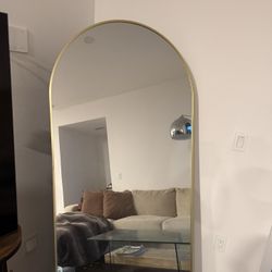Full Length Gold Mirror 