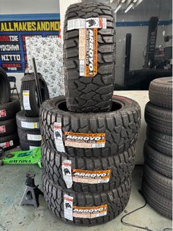 35x12.50R22 LT ARROYO RT  (4 TIRES NEW) INCLUDED INSTALLATION AND BALANCING (PROMOTION)✅
