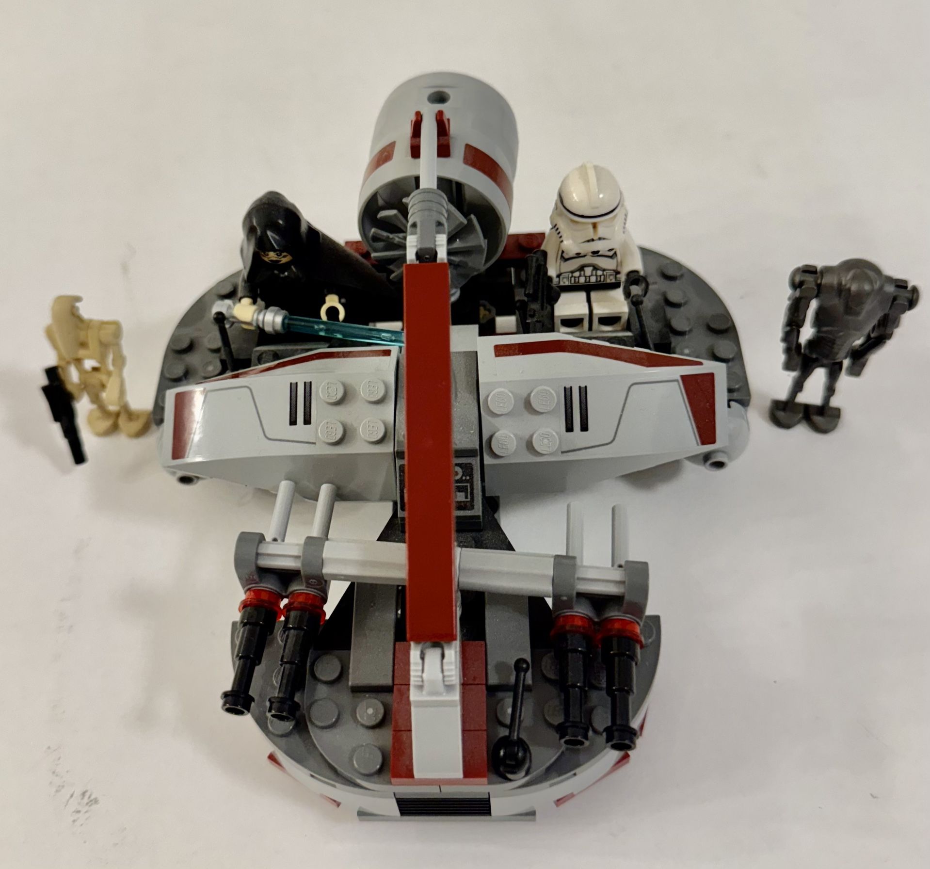 LEGO Star Wars-Republic Swamp Speeder (8091)-With Figurines