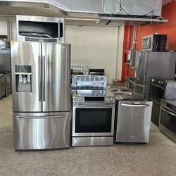 Complete Stainless Steel Samsung French Door Kitchen Package With Choice Of Dishwasher 1999