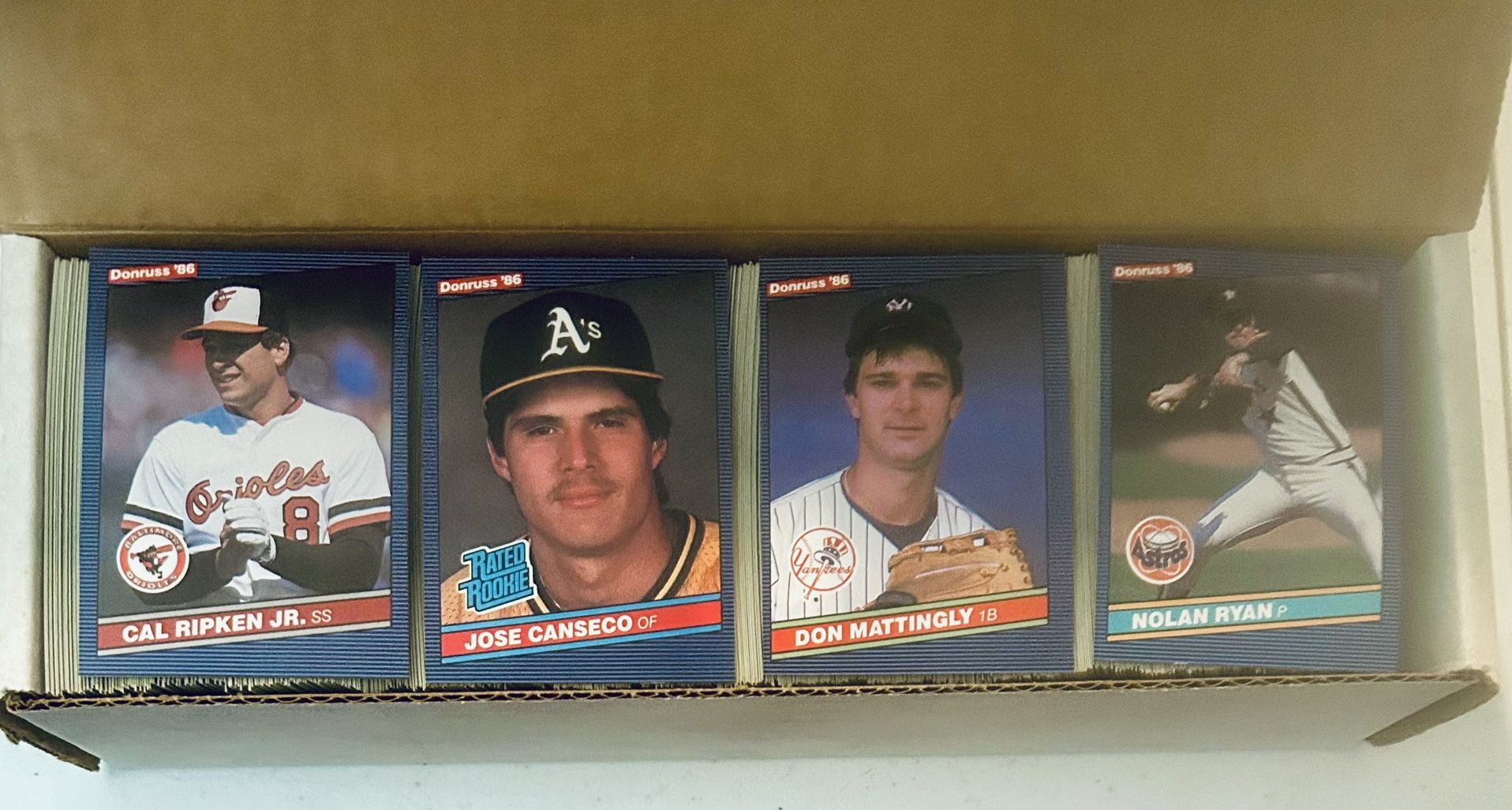 1986 Donruss Baseball Card Complete Set