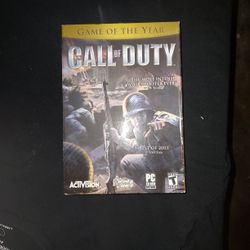 Call Of Duty (2003) 2 Disc PC Mint Condition 