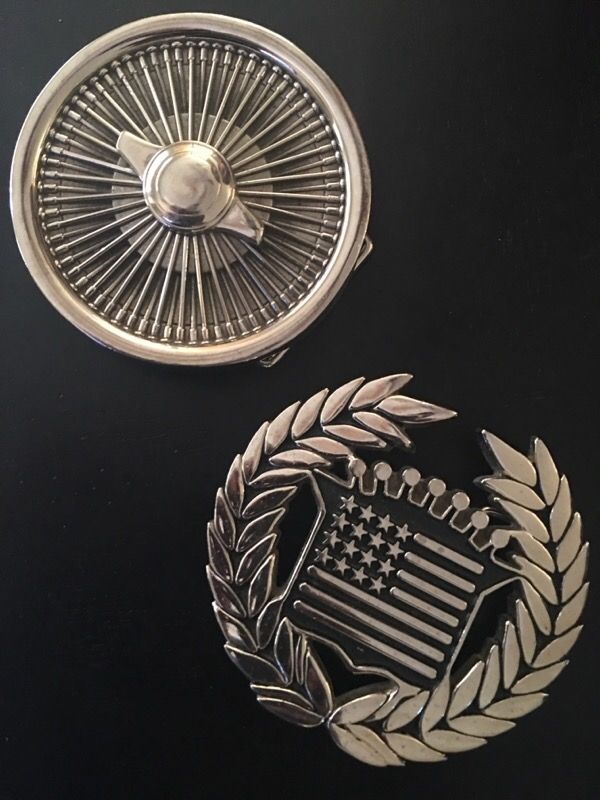 Famous Stars & Straps belt buckles