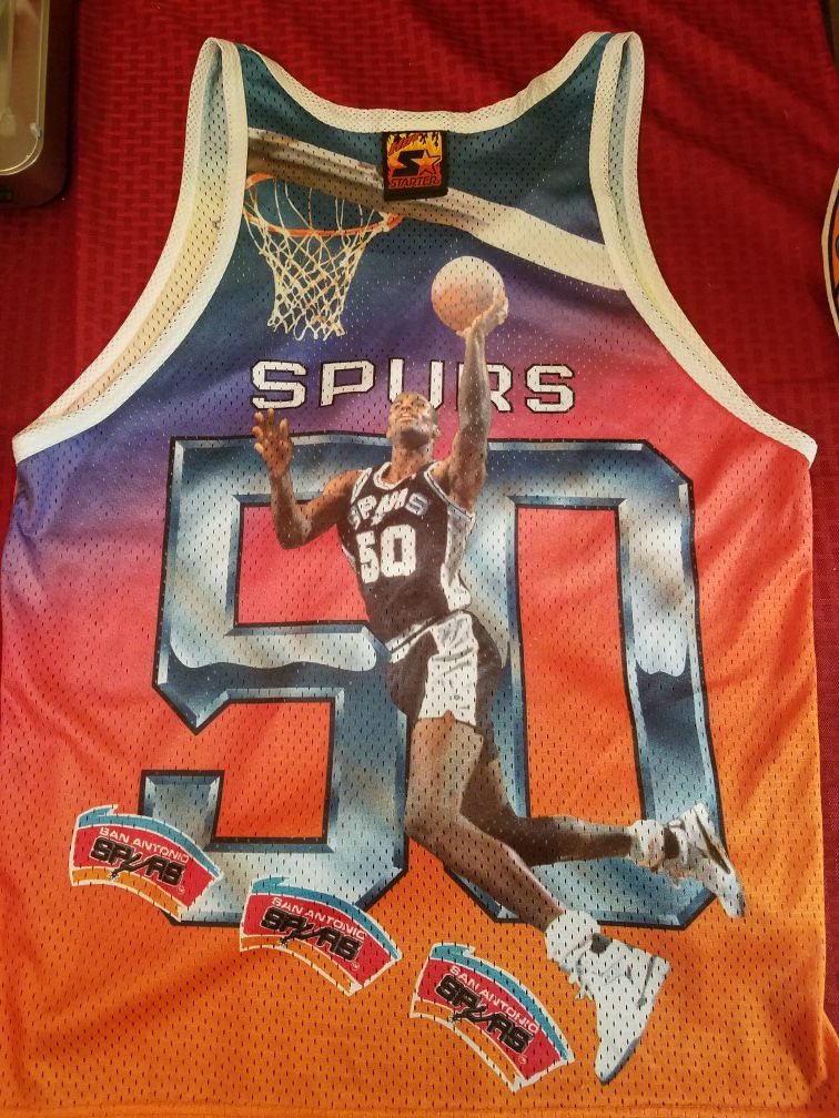 David Robinson San Antonio Spurs 90's Starter NBA Jersey Men's XL for Sale  in San Jose, CA - OfferUp