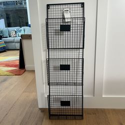 Wall wire office rack