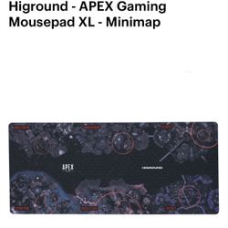 $25 Brand New Higround - APEX Gaming Mousepad XL - Minimap
