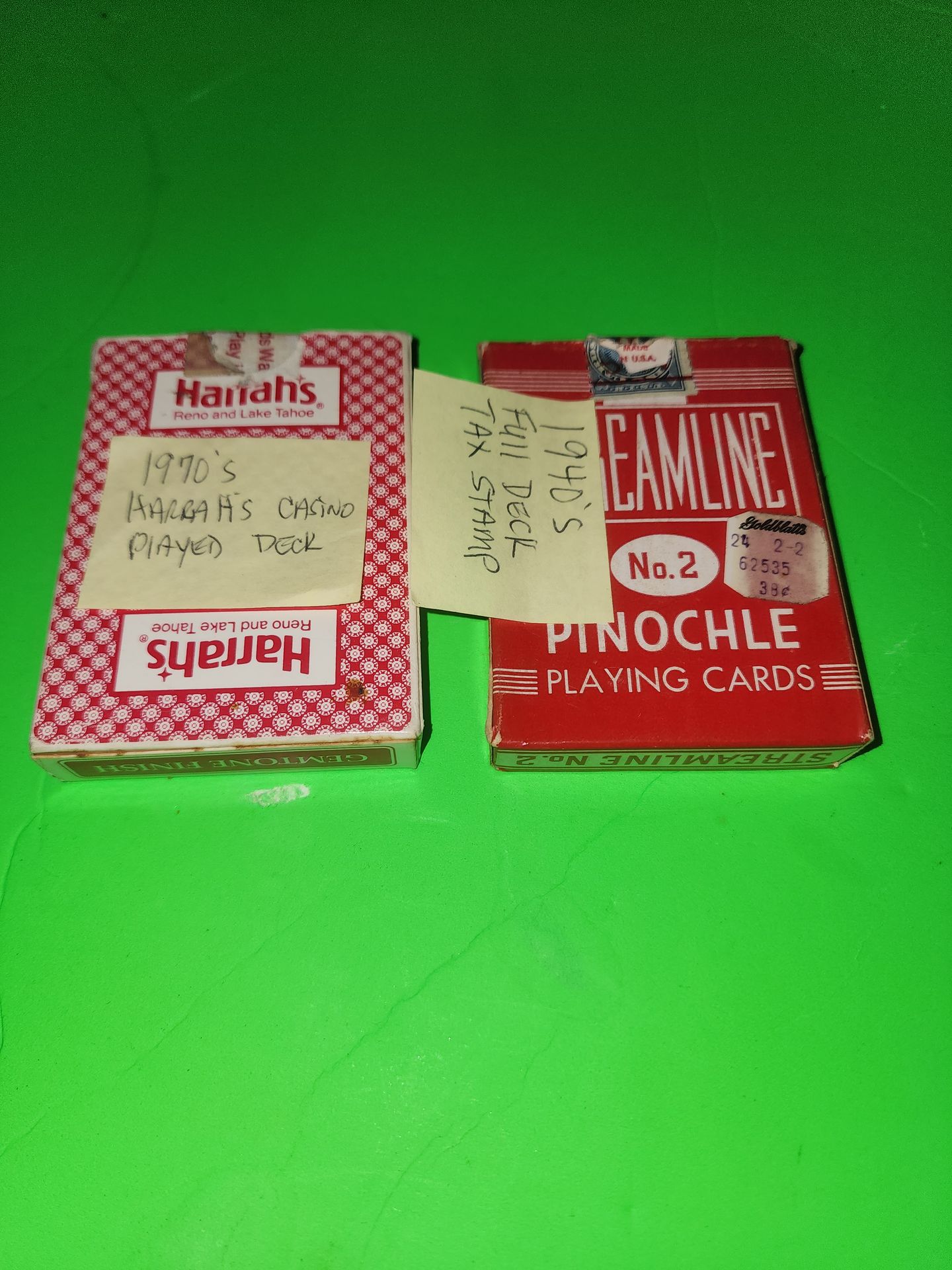 Vintage playing cards