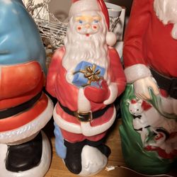 Vintage Santa Blow Mold
