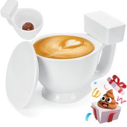 P-oops! Valentines Day Gifts for Him Her, White Elephant Gifts for Adults, Christmas Gifts for Women Men,Toilet Coffee Mug, Mens Gift, Fruit Bowl,Anni