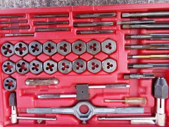 Made In USA Work Shops Tap And Die Set 