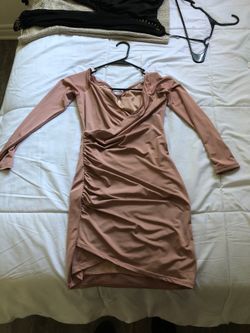 Rose gold dress
