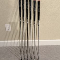 GOLF IRON SET Dunlop Surpass Oversize 5-PW Reg Steel VERY NICE Mens RH