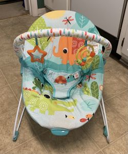 Bright Starts Safari Blast Vibrating Bouncer! 