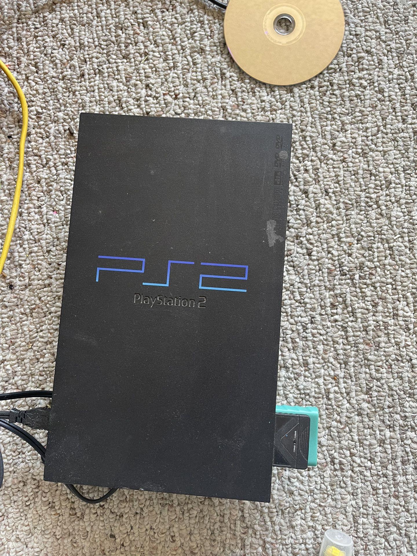 PS2 + 14 Games + 3 Controllers  WORKS GREAT