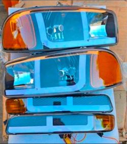 99-06 Gmc Sierra Yukon LED DRL
Headlights Luces Micas Calaveras Faros Faroles Focos Headlamps