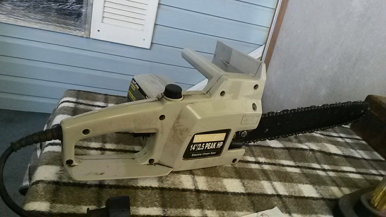 Craftsman chainsaw small electric 25