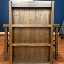 Counter Table W/storage Bookcase 