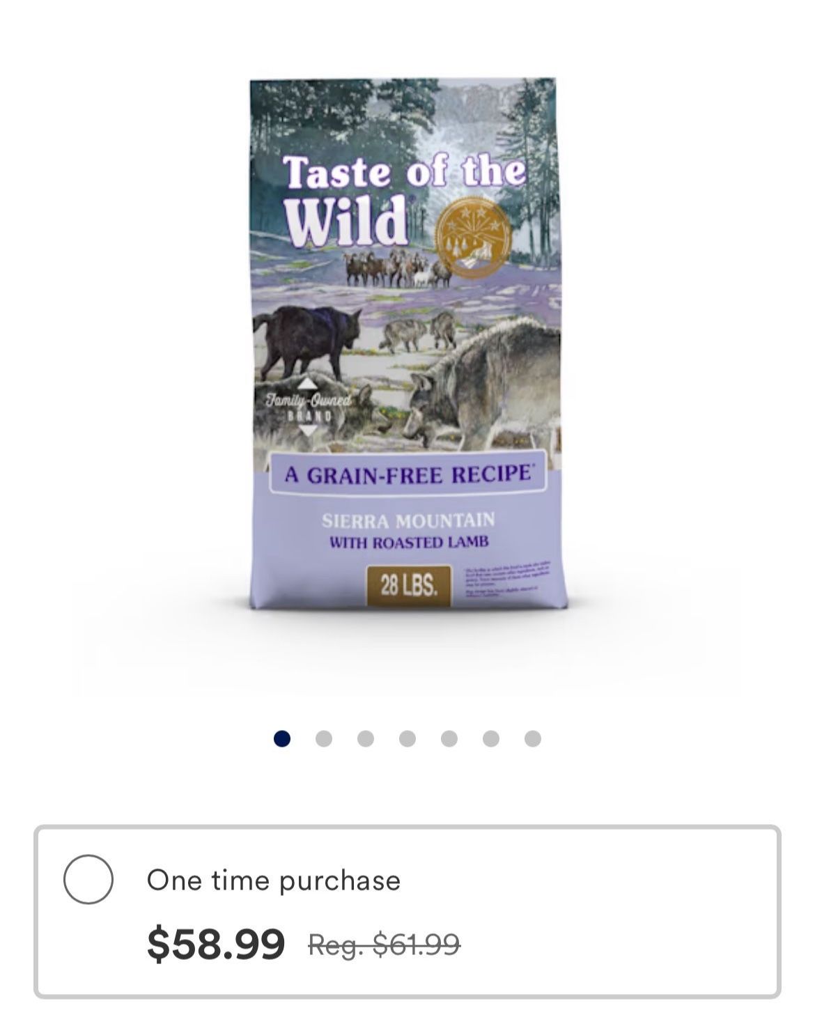 Dog Food Taste The Wild 28lbs New Offer Best Price 