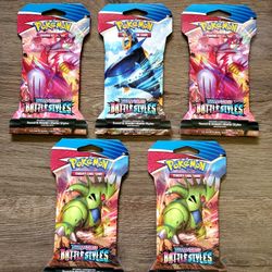 Pokemon Battle Styles Booster Packs