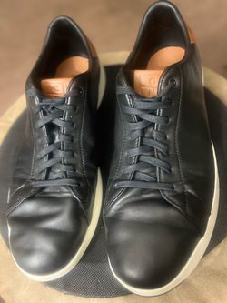 COLE HAAN GrandPro Men’s Classic Sneaker Casual Shoe Black/Tan/White.  Size 12