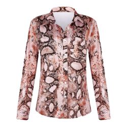 Cobra Concept Long-Sleeve Blouse