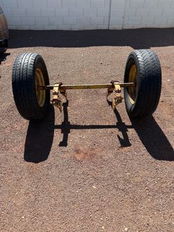 military trailer axle