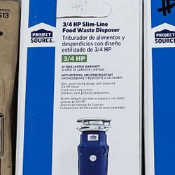 Food Waste Disposer 3/4 HP