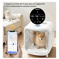 75L Large Automatic Pet Dryer Box for Cats & Small Dogs