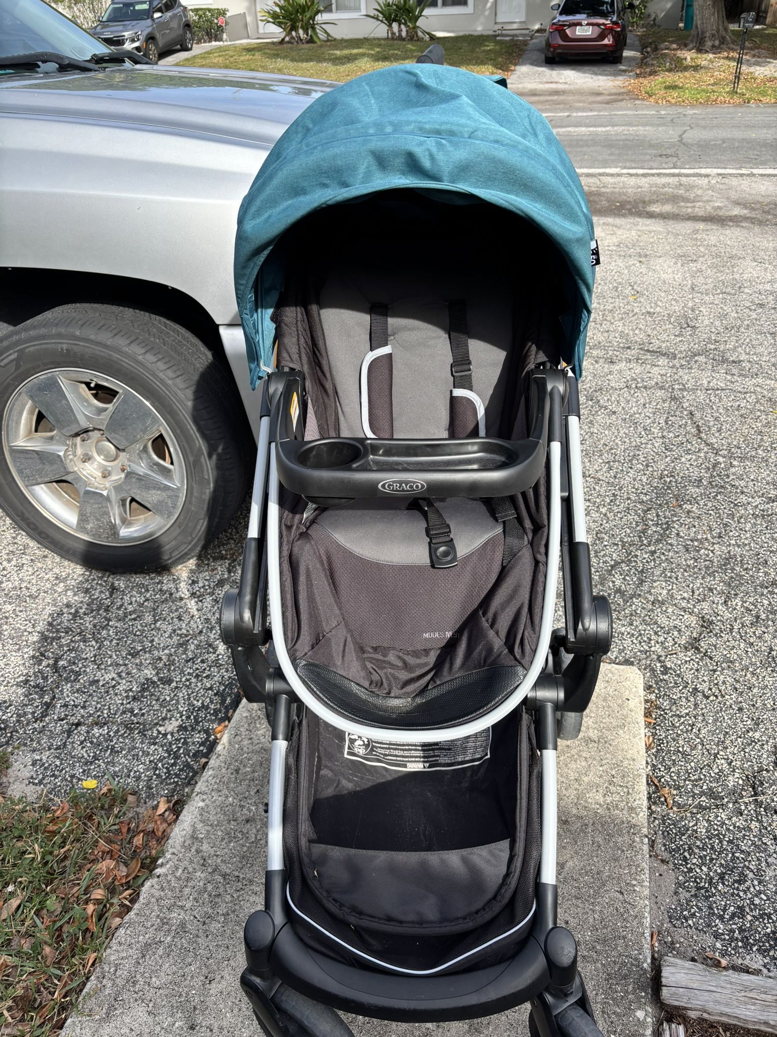 Blue Graco Stroller