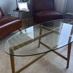 $75 Glass Coffee Table. 