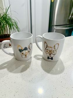 French Bulldog  Mugs Set of 2