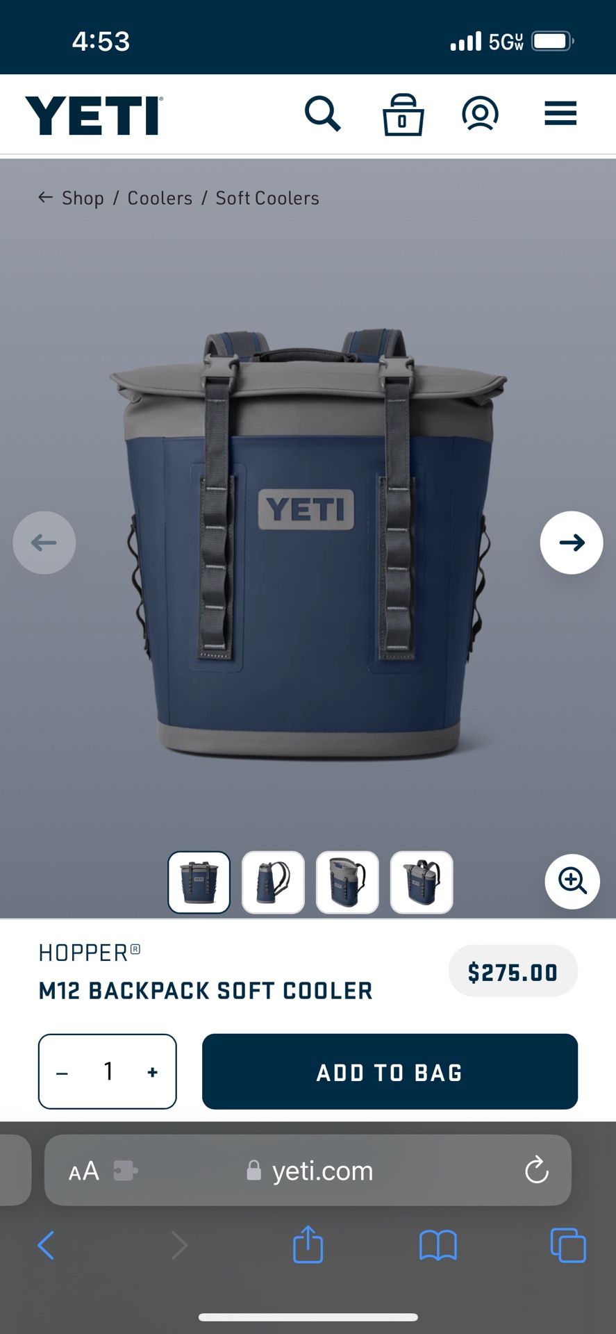 Yeti Cooler Backpack 