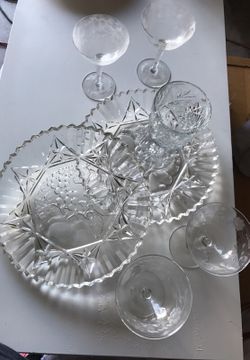 Glassware and plates