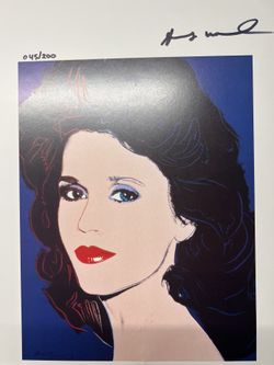 Andy Warhol Hand Signed Lithograph COA & $3900 Appraisal Included!
