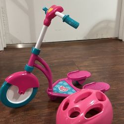 18 Inch Doll Scooter & Helmet Set