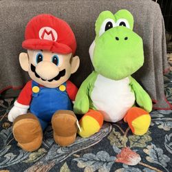 Super Mario And Yoshi Plush 