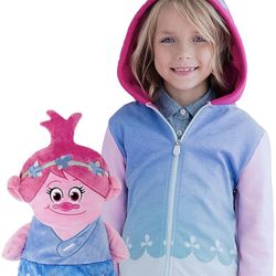 Poppy The Troll 2 in 1 Transforming Hoodie and Soft Plushie