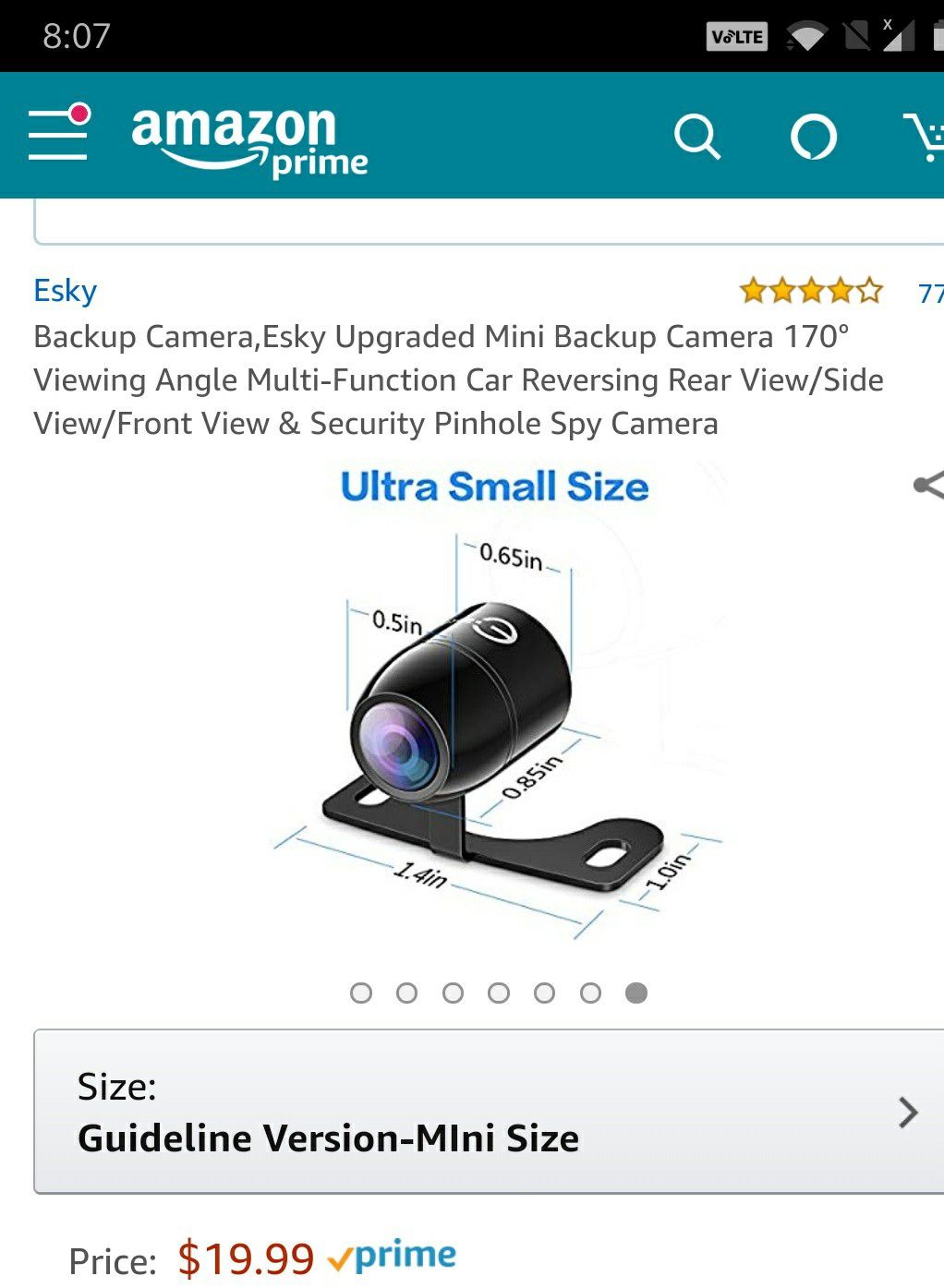Brand new backup camera