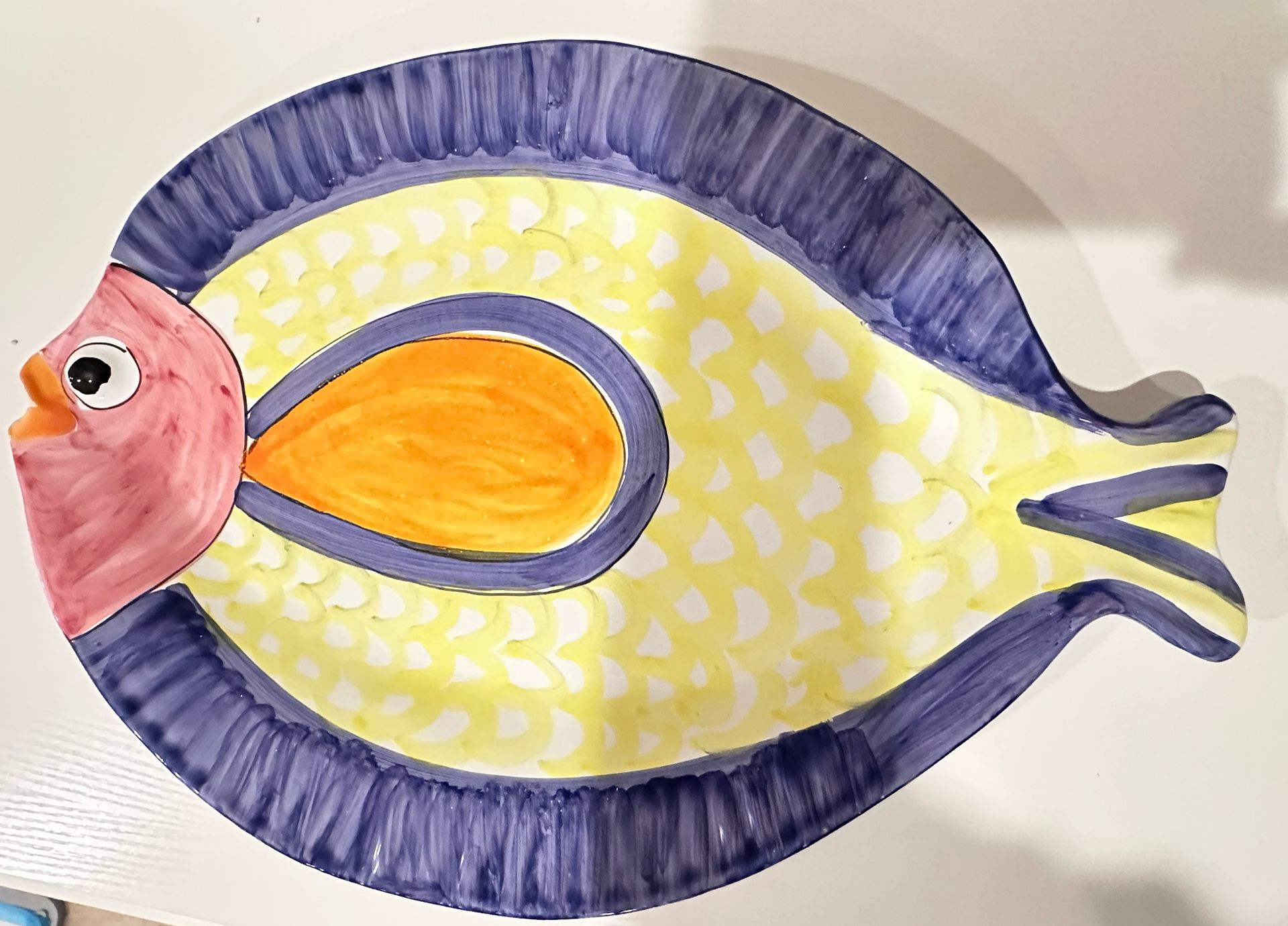 Hand Painted Serving Dish