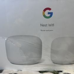 Google Nest WiFi Router And Point 