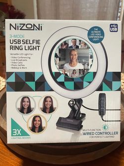 3 Mode Selfie Ring Light-USB