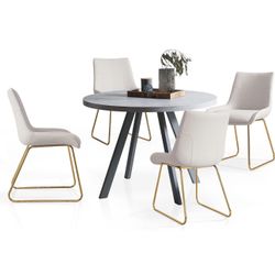 5 Piece Dining Table With Chairs