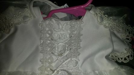 Christening/ baptism gown with cape size 0