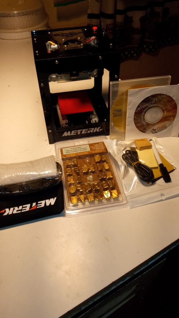 Mini Engraving Machine With Hot Stamps And Video