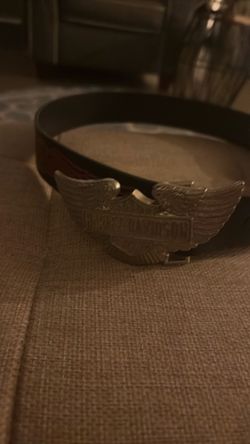 Harley Davidson Belt (1970) Vintage Buckle