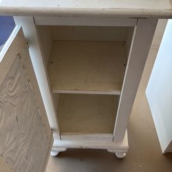 Antique Farmhouse Style Storage Cabinet 