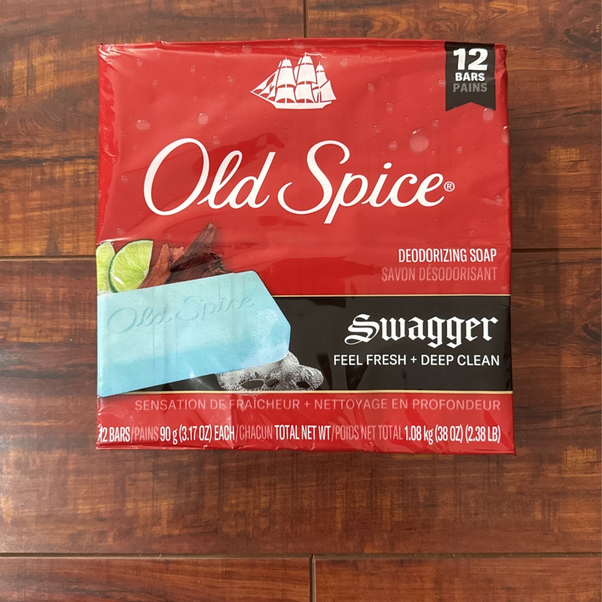 Old Spice Deodorizing Soap: SWAGGER 12 Bars