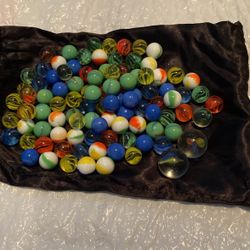 90 Pieces Glass Marbles for Marble Games