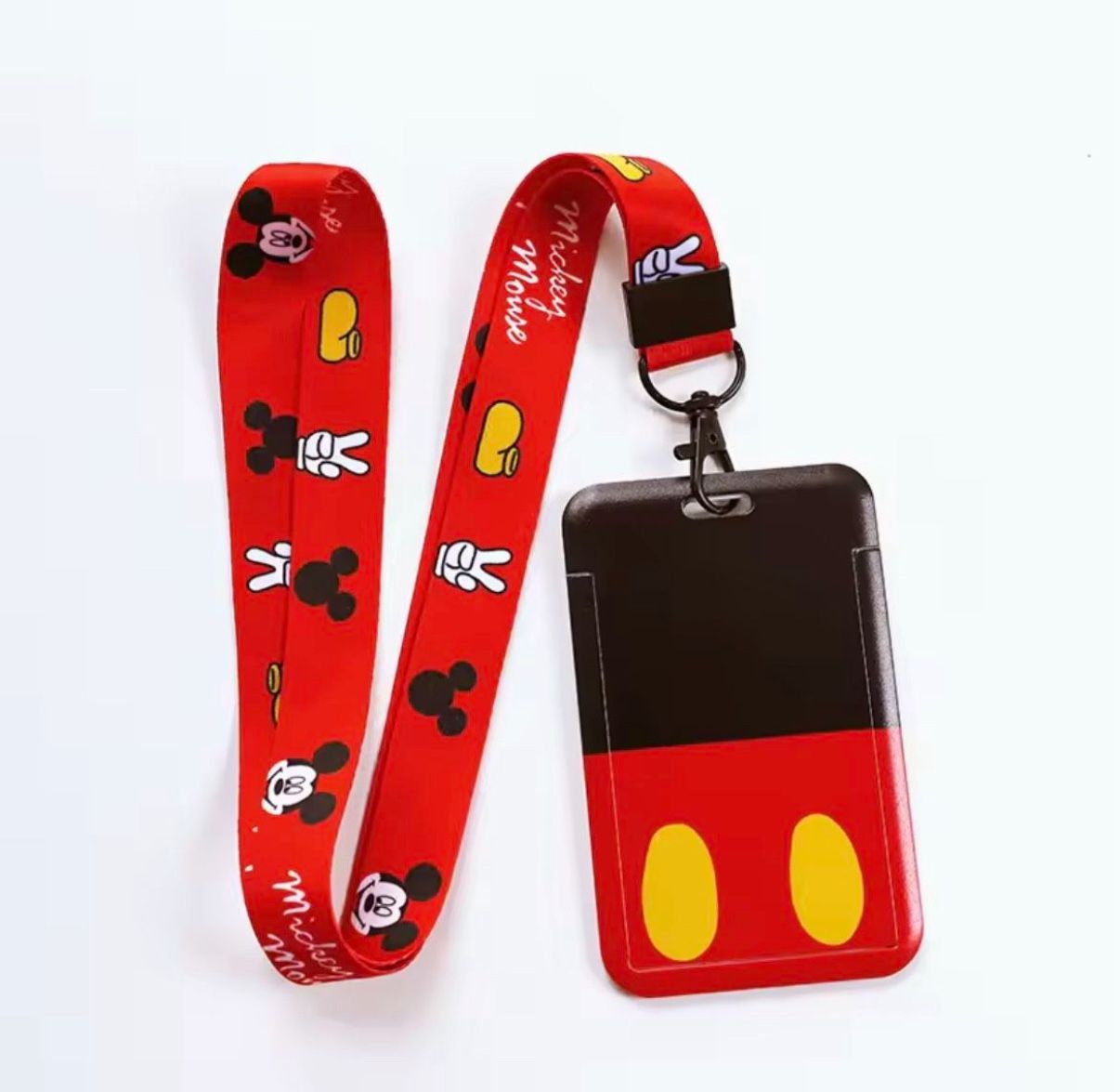 Disney Cartoon - Micky - Lanyard Keychain Cardholder USB Holder